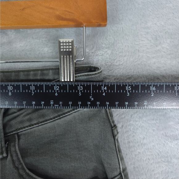 ZLZ Denim Jeans Mens 28x31 Green Skinny Leg Stretch - Picture 7 of 12